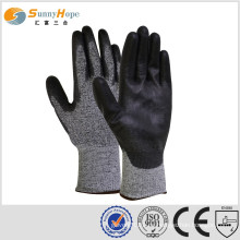 SUNNYHOPE Sicherheits-Handschuhe Nitril-Schaum geschnittene Handschuhe Stufe 5